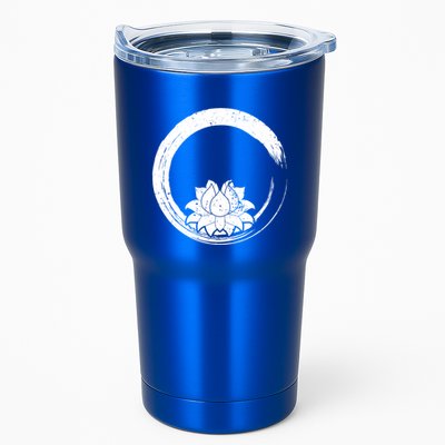Zen Gift Zen Circle Lotus Flower Yoga Meaningful Gift Tumbler