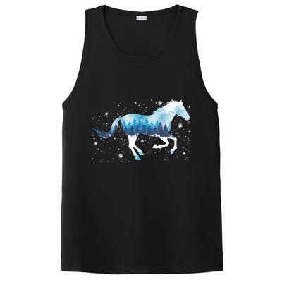Zaml Horse Christmas Pajama Merry Xmas Riding Horse Lover Gift PosiCharge Competitor Tank