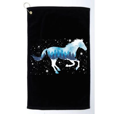 Zaml Horse Christmas Pajama Merry Xmas Riding Horse Lover Gift Golf Towel