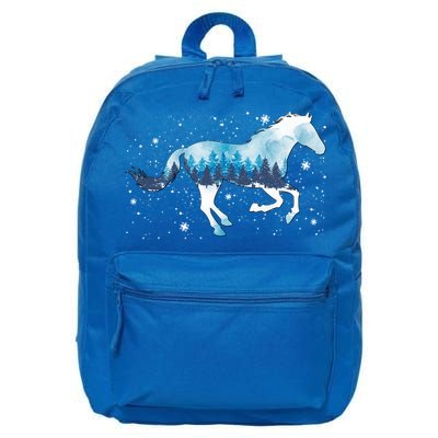 Zaml Horse Christmas Pajama Merry Xmas Riding Horse Lover Gift 16 in Basic Backpack