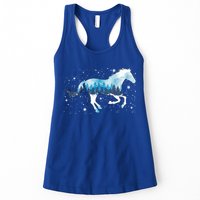 Zaml Horse Christmas Pajama Merry Xmas Riding Horse Lover Gift Womens Tank Top