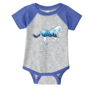 Zaml Horse Christmas Pajama Merry Xmas Riding Horse Lover Gift Infant Baby Jersey Bodysuit