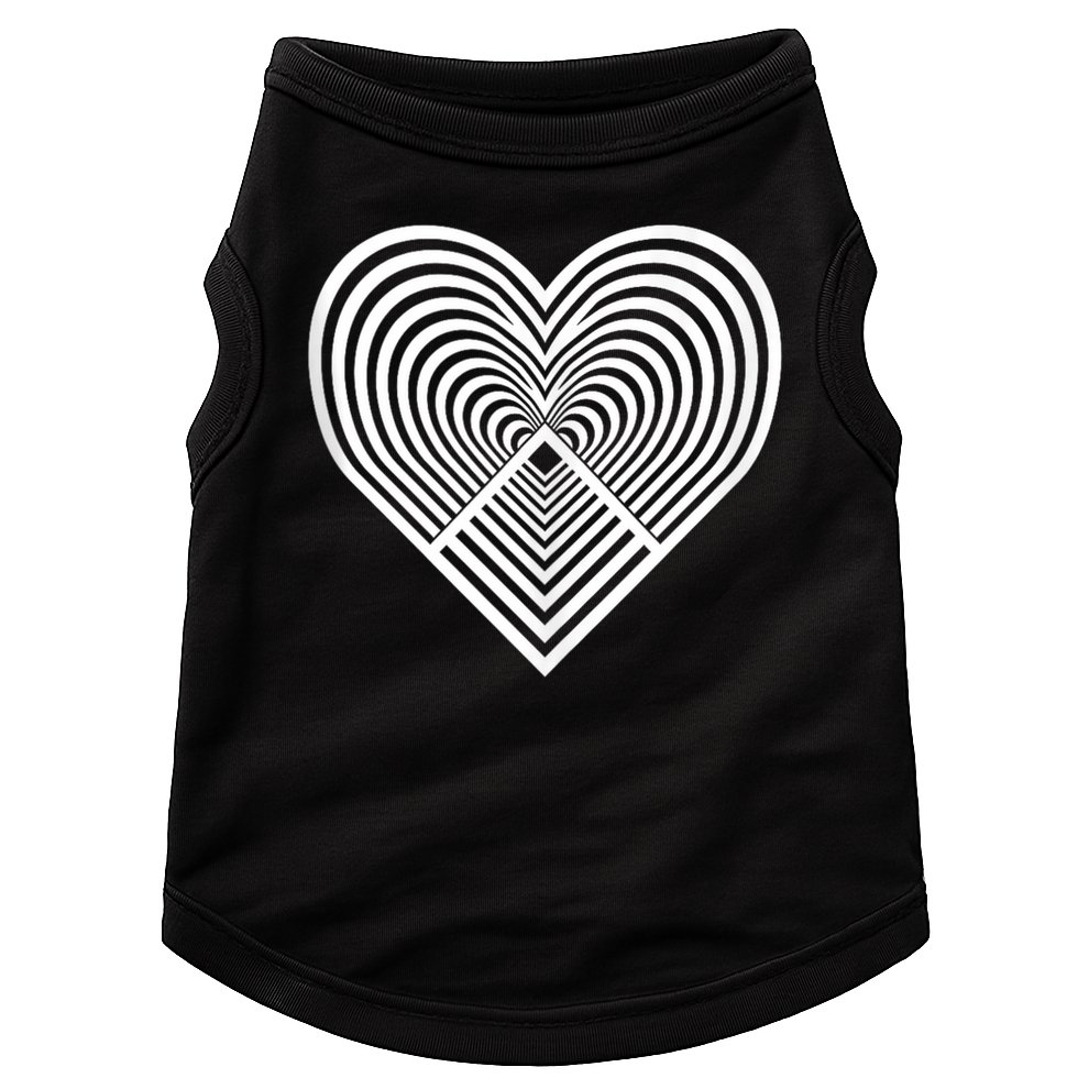 Zen Heart - Find Your Calm. Mindful Inner Peace Love Symbol Doggie Tank
