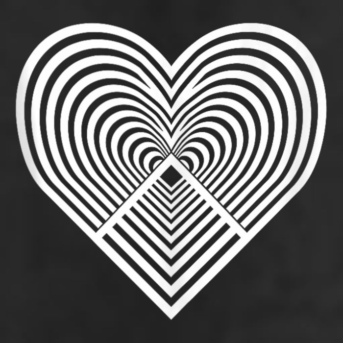 Zen Heart - Find Your Calm. Mindful Inner Peace Love Symbol Adult Drive Performance Visor