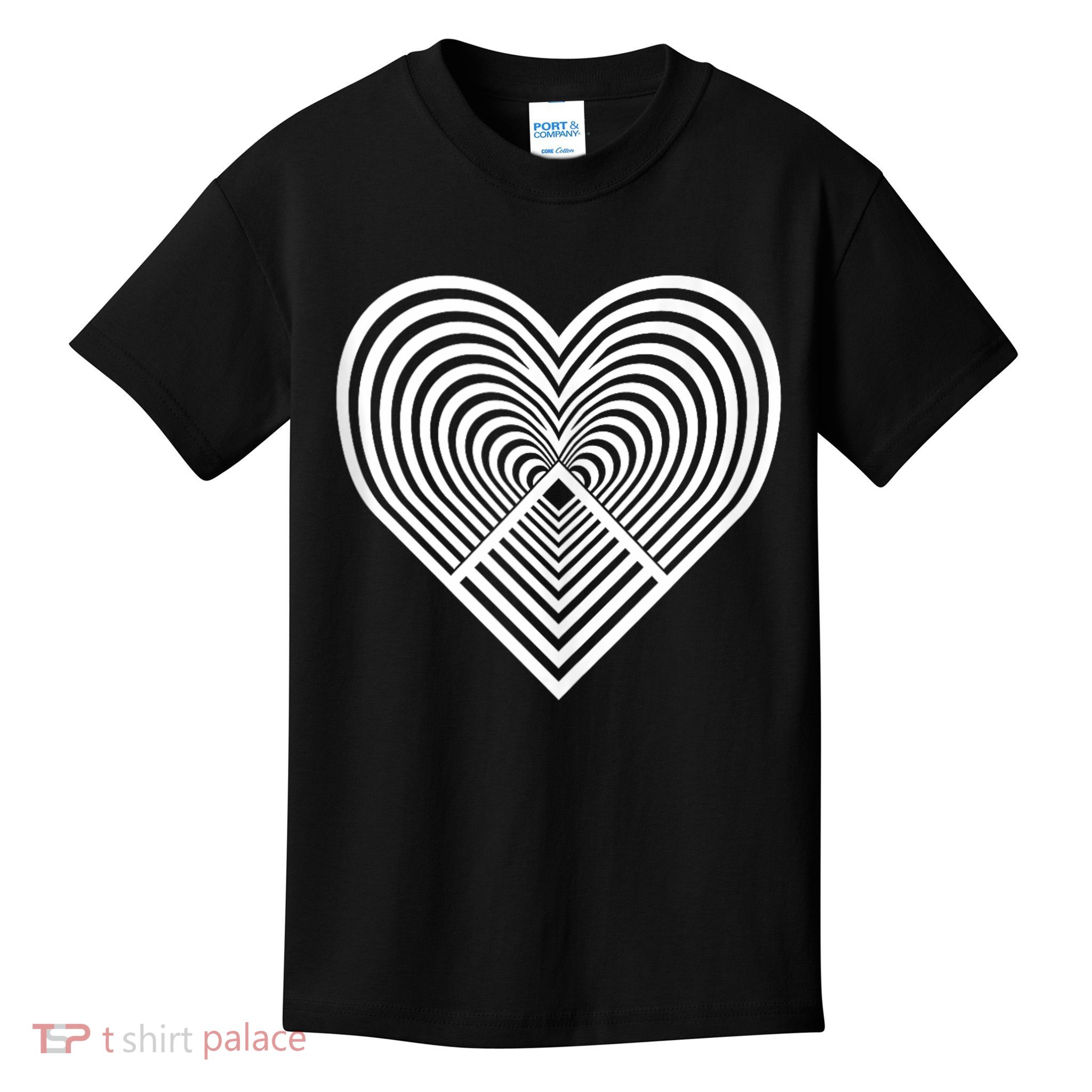 Zen Heart - Find Your Calm. Mindful Inner Peace Love Symbol Kids T-Shirt