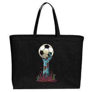 Zombie Hands Soccer Funny Horror Scary Halloween Costume Cotton Canvas Jumbo Tote