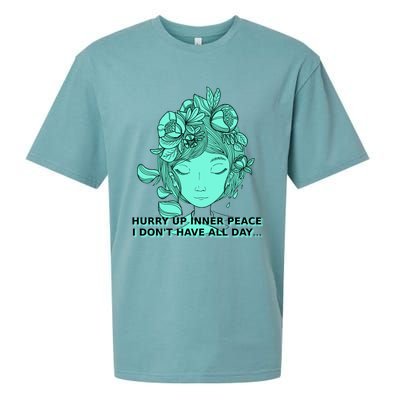 Zen Hurry Up Inner Peace  I Dont Have All Day  Gift Sueded Cloud Jersey T-Shirt