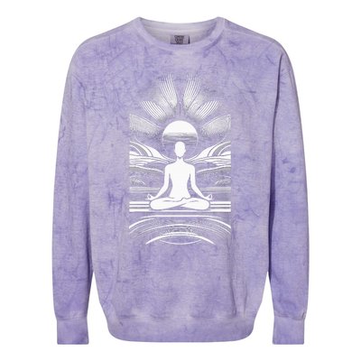 Zen Harmony Colorblast Crewneck Sweatshirt