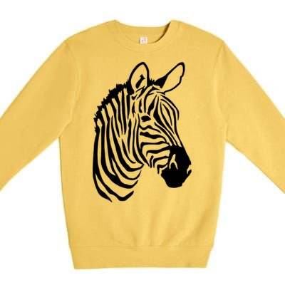 Zebra Head Premium Crewneck Sweatshirt