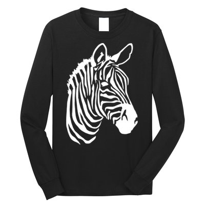 Zebra Head Long Sleeve Shirt