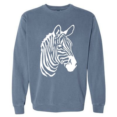 Zebra Head Garment-Dyed Sweatshirt