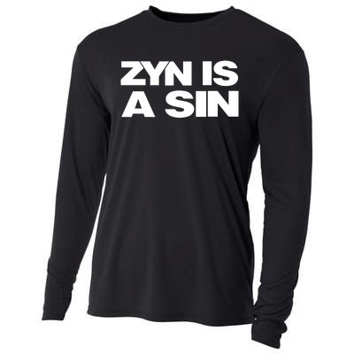 Zyn Is A Sin Cooling Performance Long Sleeve Crew