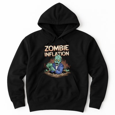 Zombie Inflation Finance And Economics Halloween Hoodie