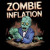 Zombie Inflation Finance And Economics Halloween 16 in Basic Backpack