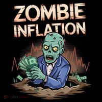 Zombie Inflation Finance And Economics Halloween Kids T-Shirt