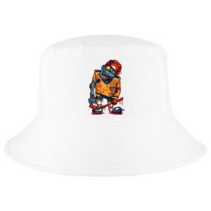 Zombie Ice Hockey Player Halloween Trick Or Treating Gift Cool Comfort Performance Bucket Hat