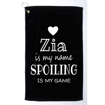 Zia Is My Name Italy Italian Aunt Mothers Day Gift Golf Towel