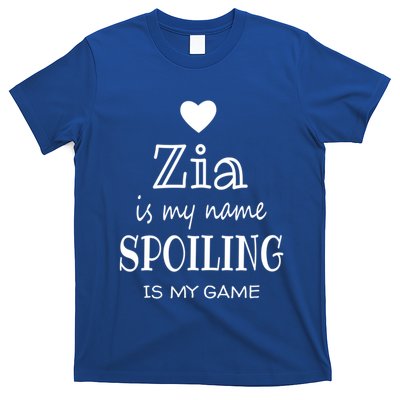 Zia Is My Name Italy Italian Aunt Mothers Day Gift T-Shirt