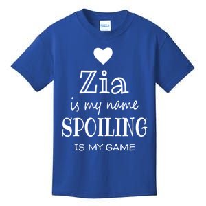 Zia Is My Name Italy Italian Aunt Mothers Day Gift Kids T-Shirt