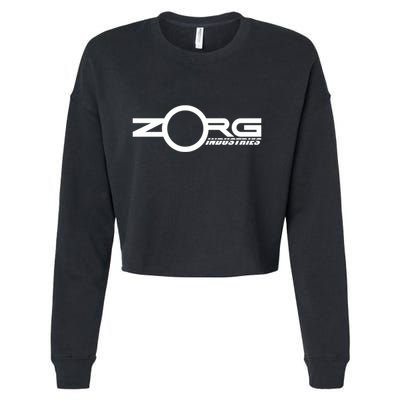 Zorg Industries Small Logo Version (The Fifth Element) Cropped Pullover Crew