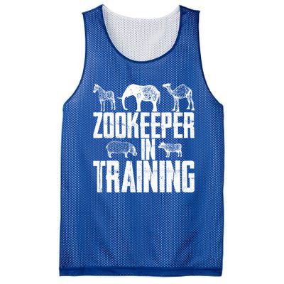 Zookeeper In Training Gift Mesh Reversible Basketball Jersey Tank