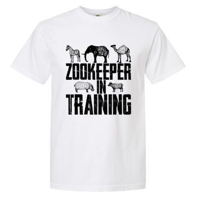 Zookeeper In Training Gift Garment-Dyed Heavyweight T-Shirt