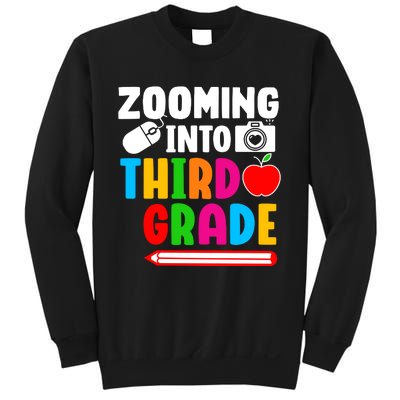 Zomming Into Third Grade 3rd Grade Teacher Student Learning Sweatshirt