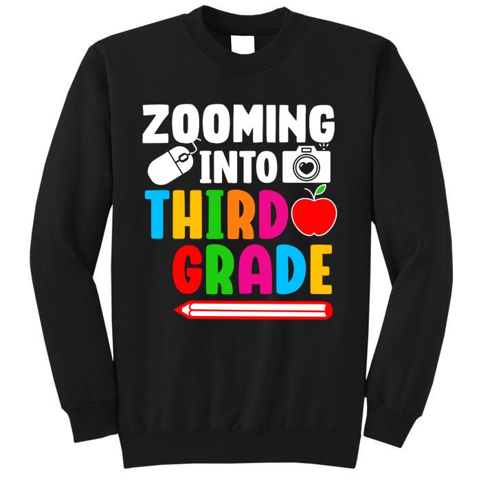 Zomming Into Third Grade 3rd Grade Teacher Student Learning Sweatshirt