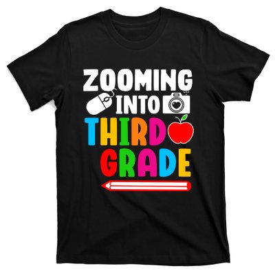 Zomming Into Third Grade 3rd Grade Teacher Student Learning T-Shirt