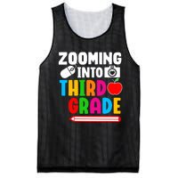 Zomming Into Third Grade 3rd Grade Teacher Student Learning Mesh Reversible Basketball Jersey Tank