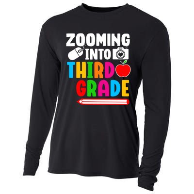 Zomming Into Third Grade 3rd Grade Teacher Student Learning Cooling Performance Long Sleeve Crew