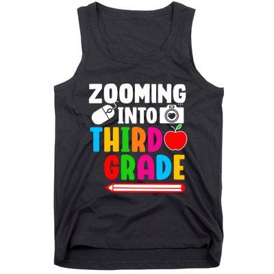 Zomming Into Third Grade 3rd Grade Teacher Student Learning Tank Top