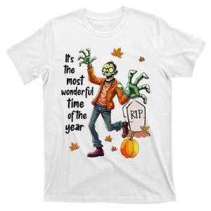 Zombie ItS The Most Wonderful Time Of The Year Halloween T-Shirt