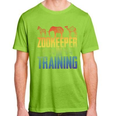 Zookeeper In Training Funny Adult ChromaSoft Performance T-Shirt