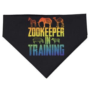 Zookeeper In Training Funny USA-Made Doggie Bandana