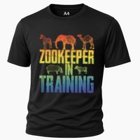 Zookeeper In Training Funny Cooling Performance Crew T-Shirt