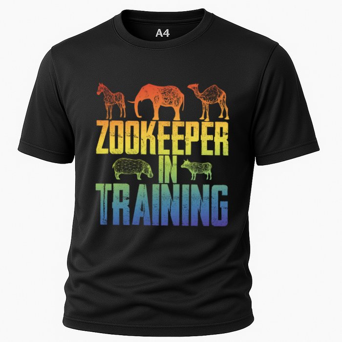 Zookeeper In Training Funny Cooling Performance Crew T-Shirt