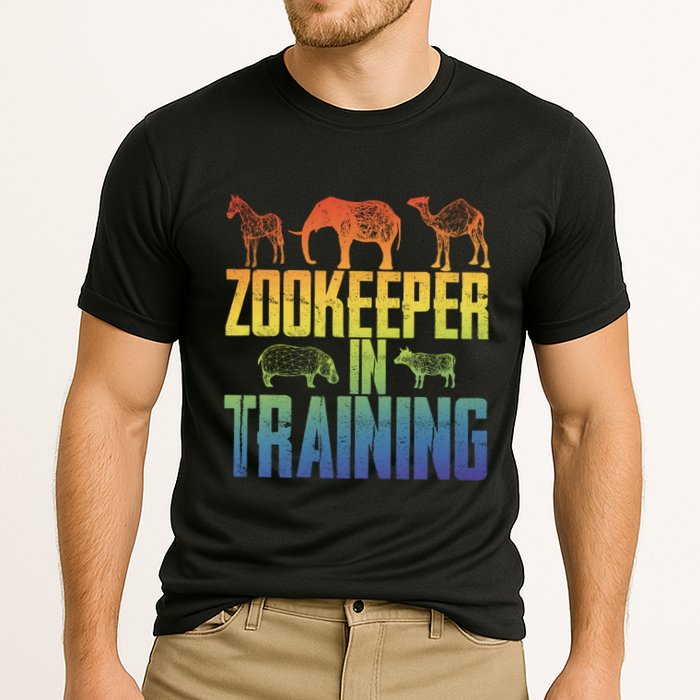 Zookeeper In Training Funny Cooling Performance Crew T-Shirt