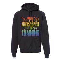 Zookeeper In Training Funny Premium Hoodie