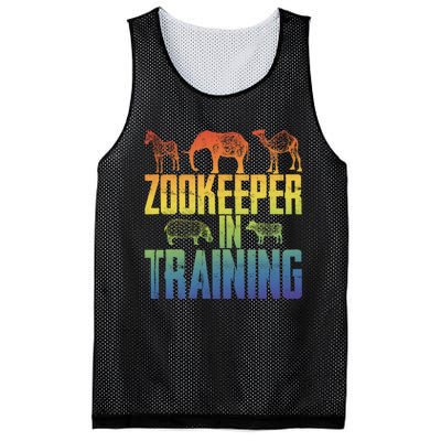 Zookeeper In Training Funny Mesh Reversible Basketball Jersey Tank