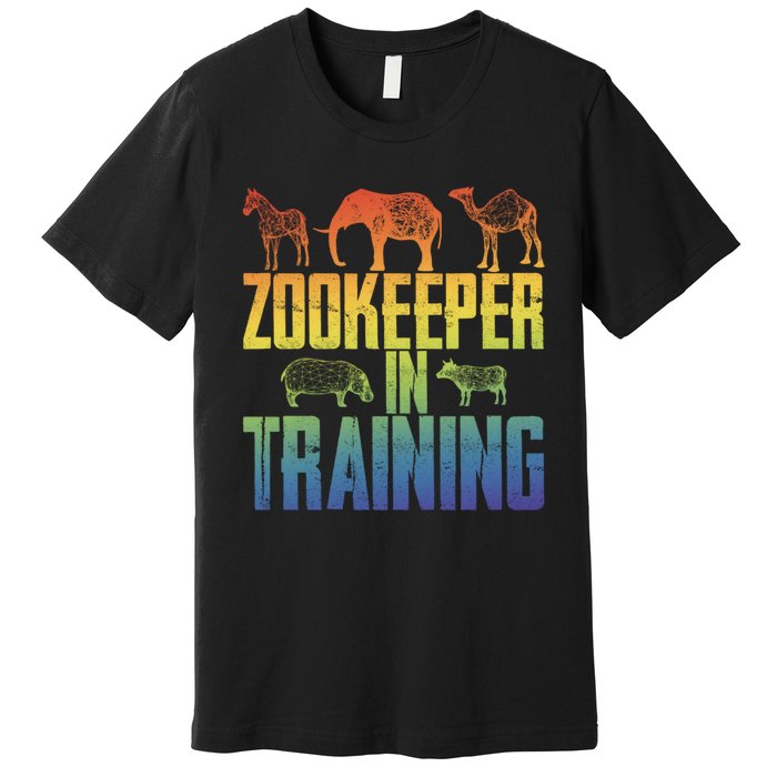 Zookeeper In Training Funny Premium T-Shirt