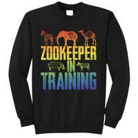 Zookeeper In Training Funny Tall Sweatshirt