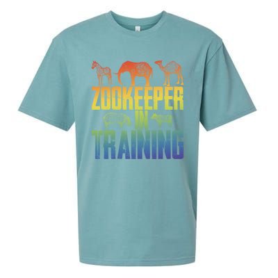 Zookeeper In Training Funny Sueded Cloud Jersey T-Shirt