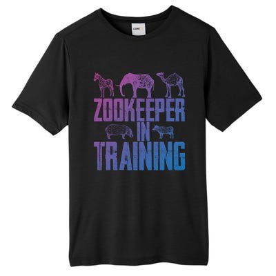 Zookeeper In Training Gift Tall Fusion ChromaSoft Performance T-Shirt