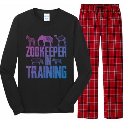 Zookeeper In Training Gift Long Sleeve Pajama Set