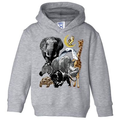 Zookeeper Jungle Animals Theme Safari Zoo Birthday Themed Toddler Hoodie