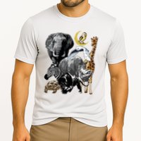 Zookeeper Jungle Animals Theme Safari Zoo Birthday Themed Cooling Performance Crew T-Shirt