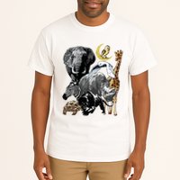 Zookeeper Jungle Animals Theme Safari Zoo Birthday Themed Tall T-Shirt