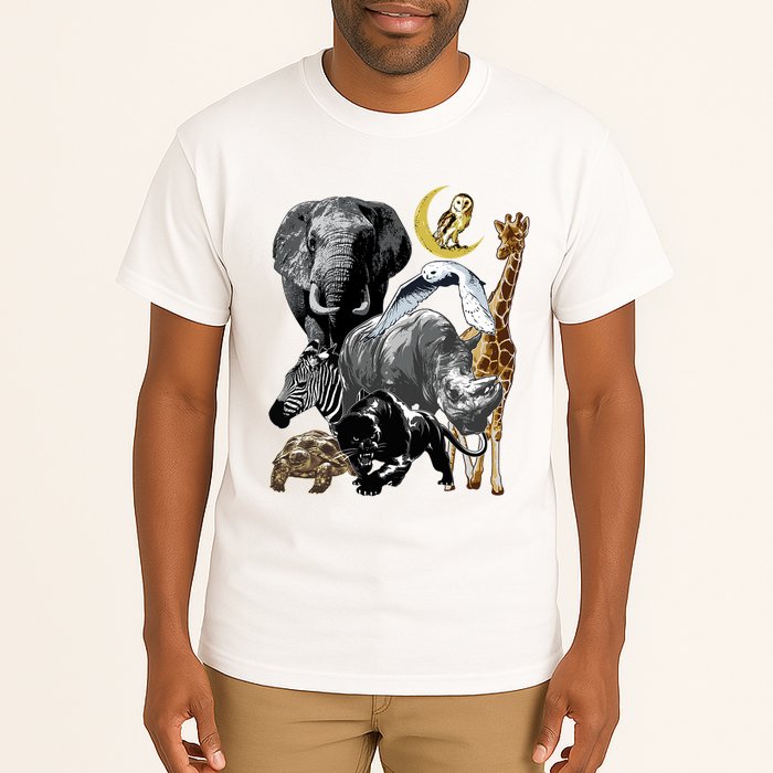 Zookeeper Jungle Animals Theme Safari Zoo Birthday Themed Tall T-Shirt