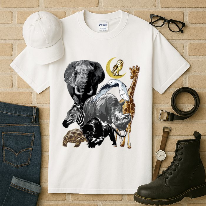 Zookeeper Jungle Animals Theme Safari Zoo Birthday Themed Tall T-Shirt